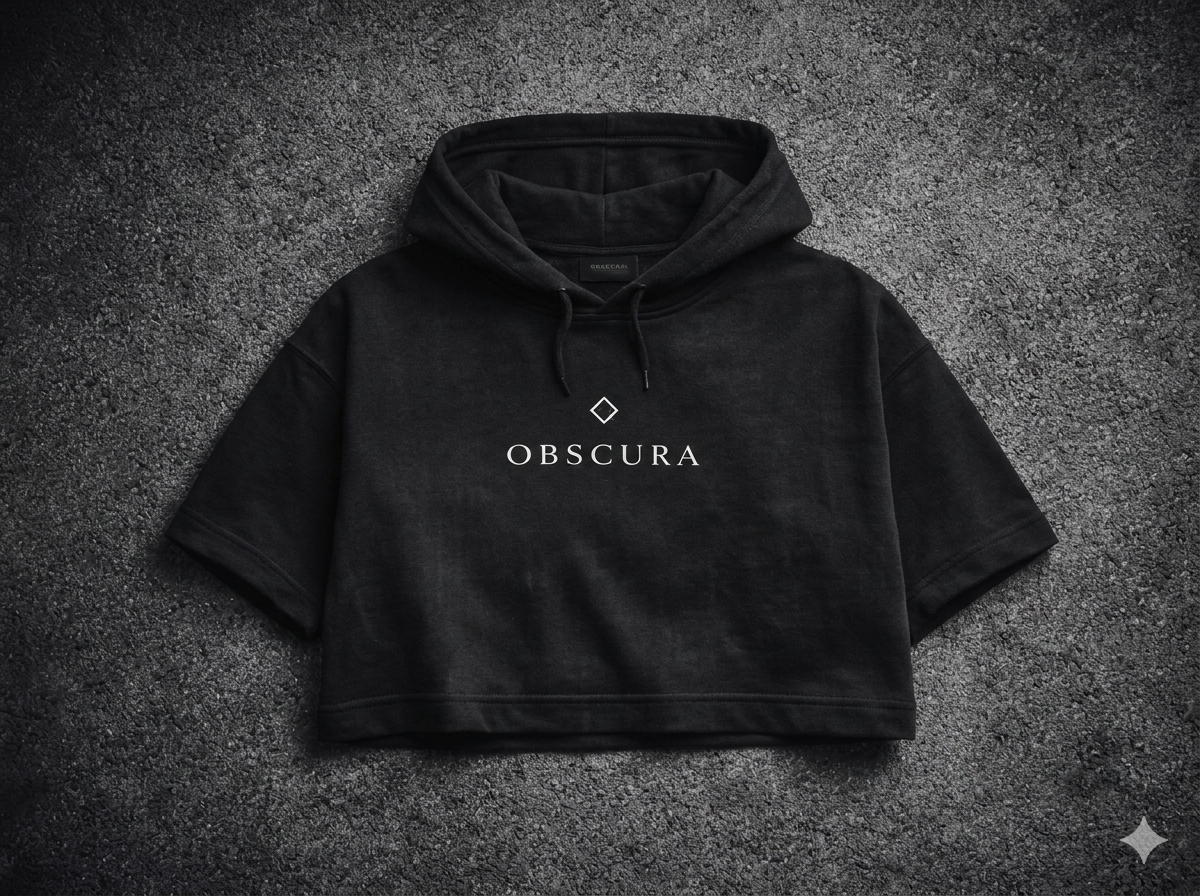 OBSCURA Cropped Hoodie
